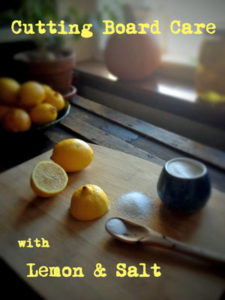 Cleaning with Lemons, All-purpose Lemon Cleaner, Cutting Board Care