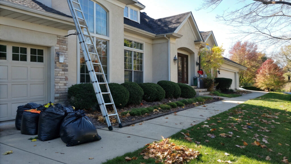 Outdoor and yard cleaning services