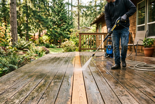 Pressure washing